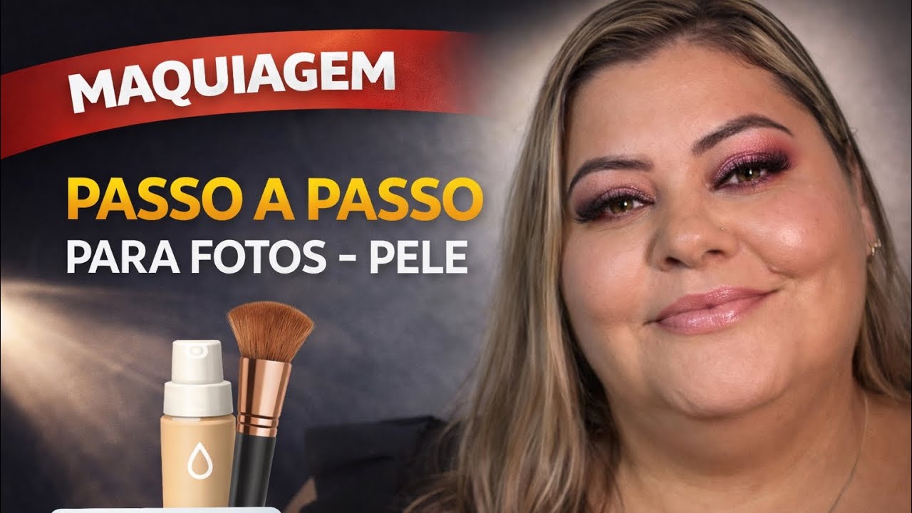 Maquiagem profissional para FOTOGRAFIA - passo a passo