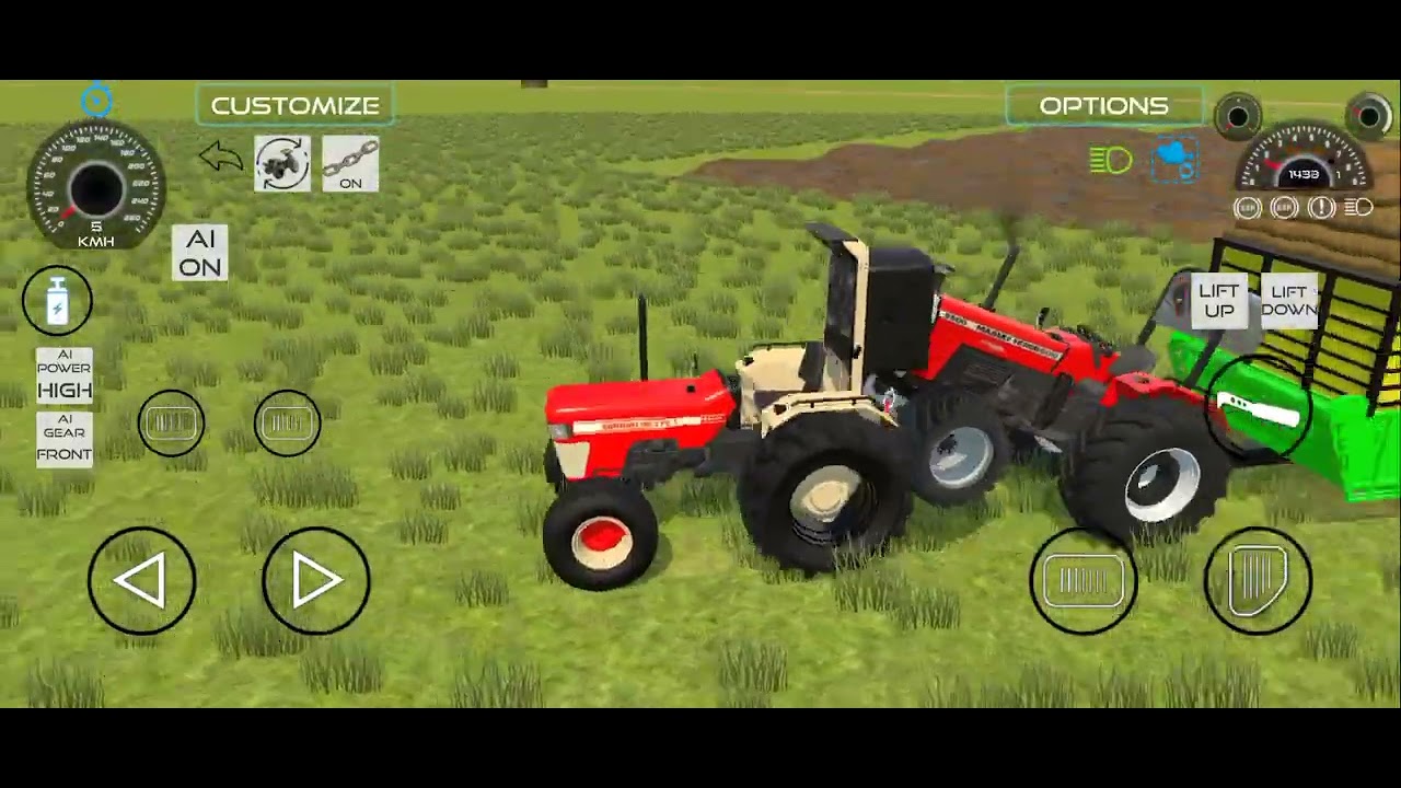 Massey Ferguson troli loding and Swaraj tractor 855 best video