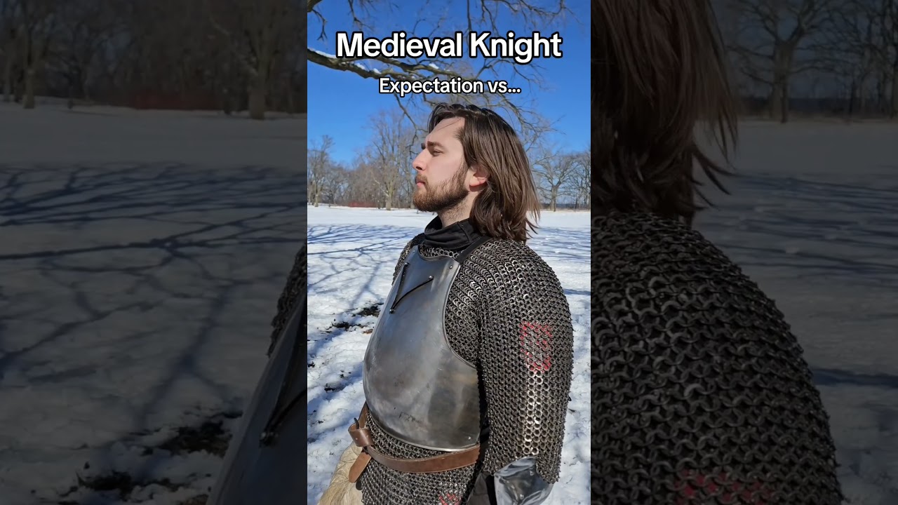 Medieval Knight: Expectation vs Reality #knight #medieval #armor #hema #history #memes