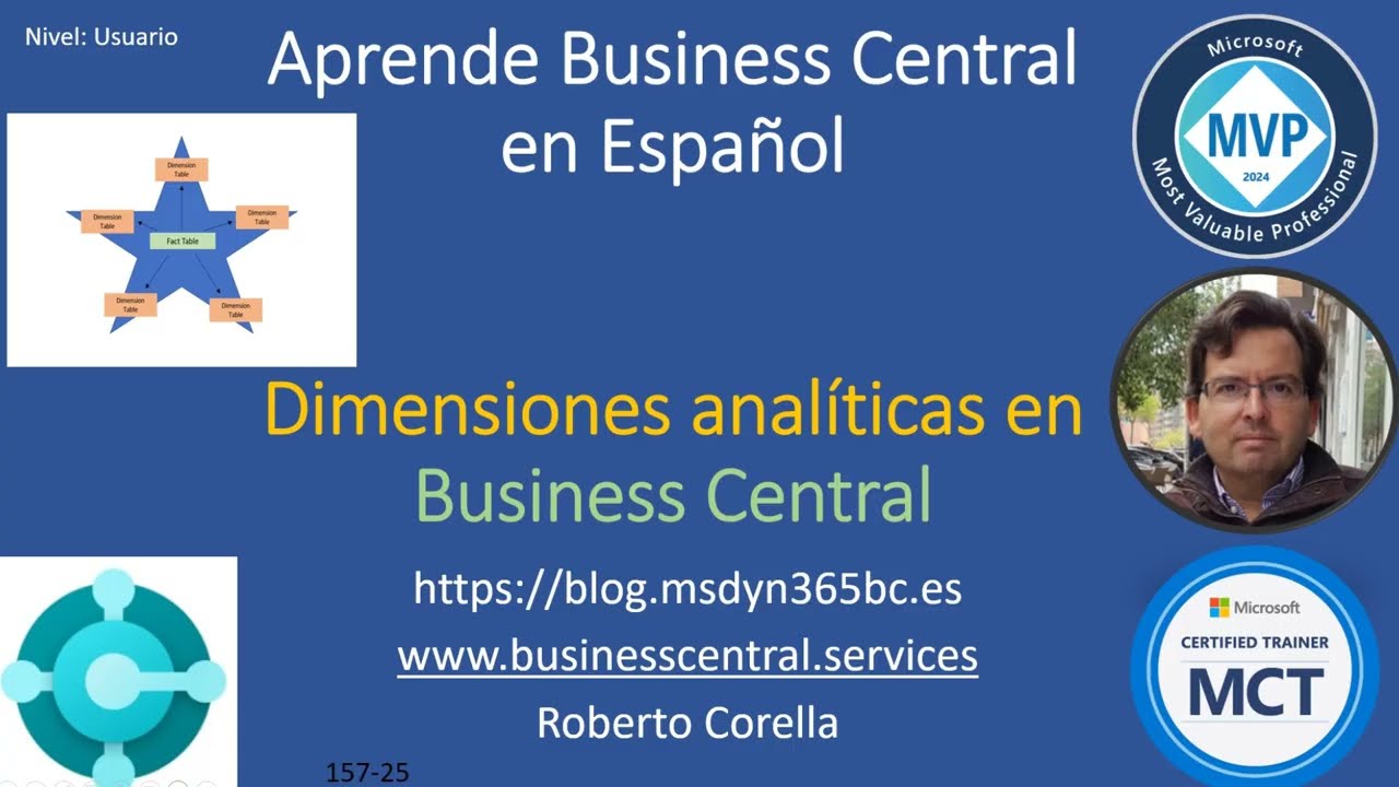 Dimensiones analíticas en Business Central