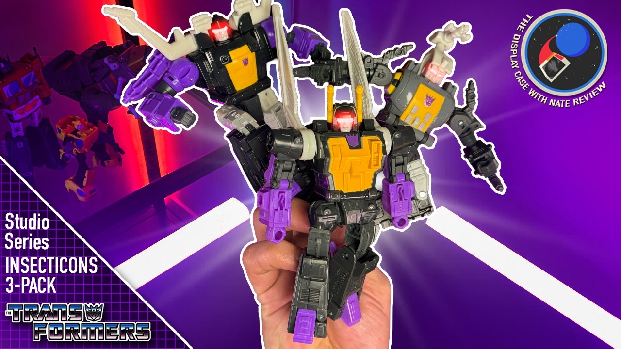 Распаковка и обзор набора из 3 фигурок Transformers Studio Series Insecticons