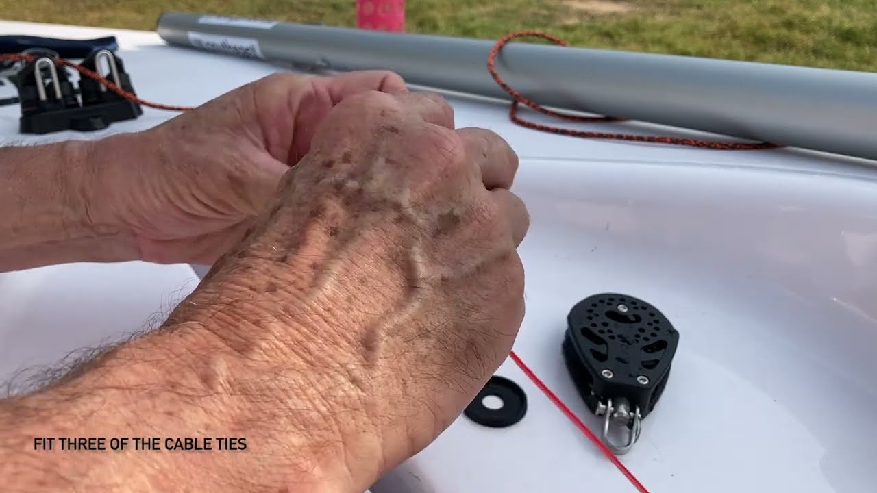 Fitting a Harken ratchet block to your ILCA dinghy