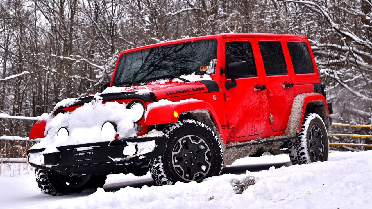 Jeep Wrangler Rubicon под 3 футами снега!!!
