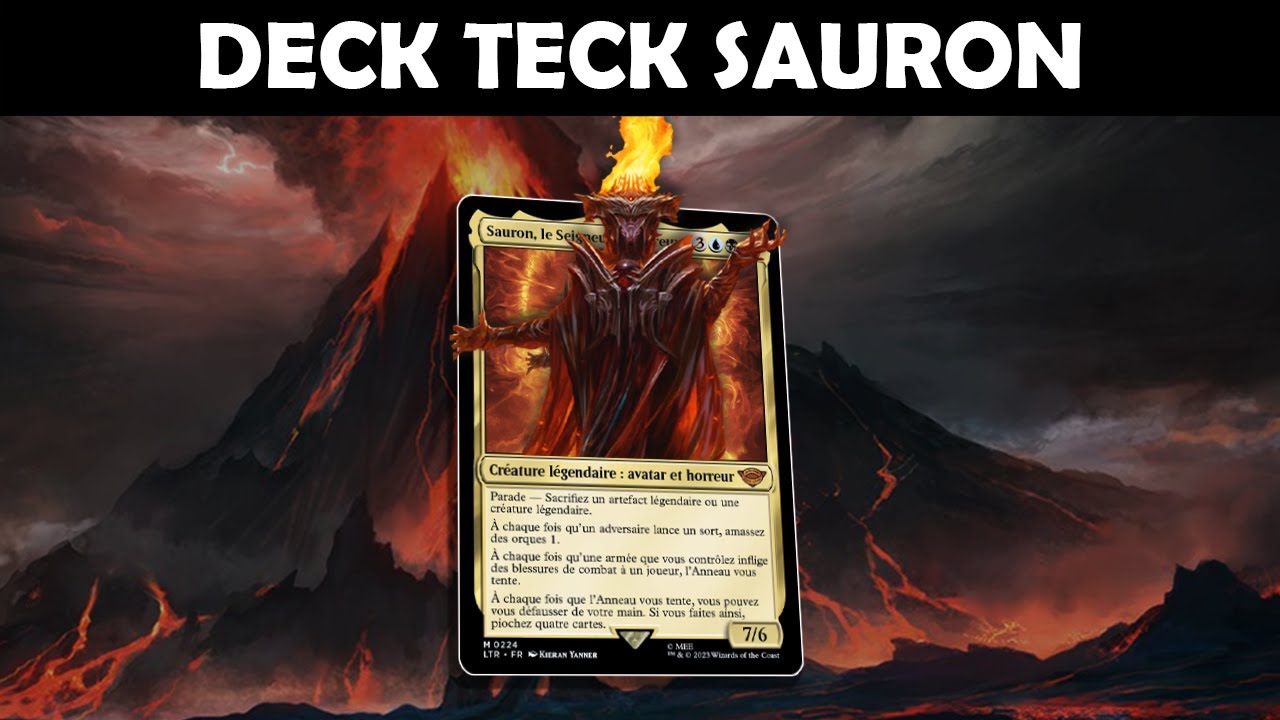 [Deck Tech EDH] Le deck Sauron PARFAIT en commander ?? Nox l'a fait, et c'est très fort !! 😈