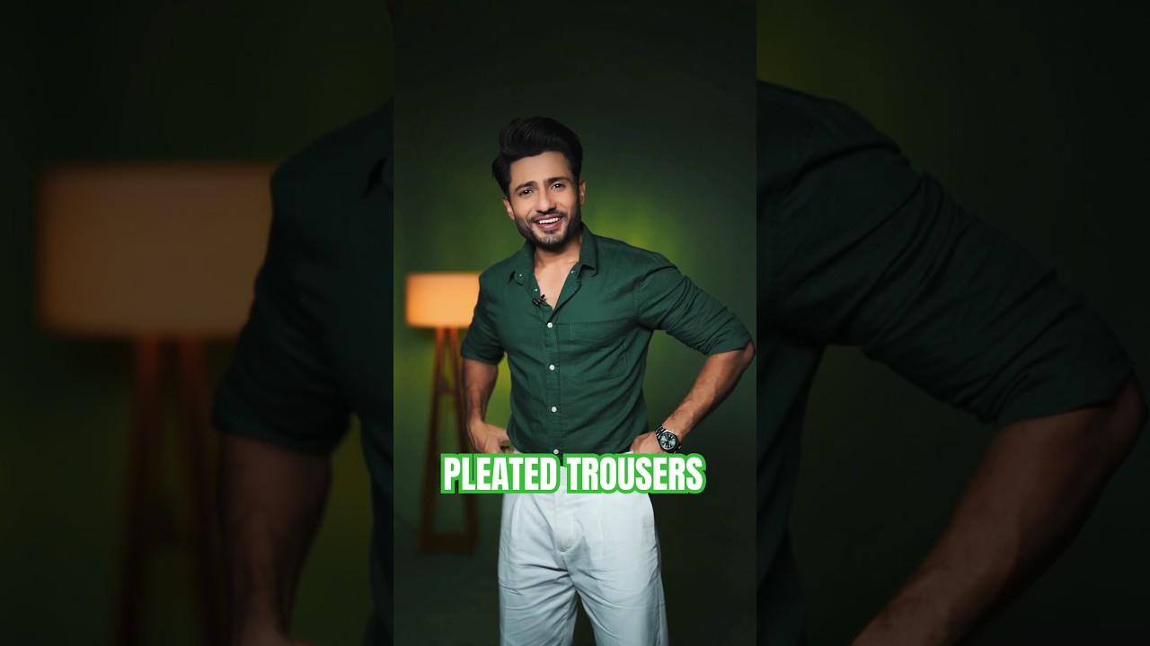 Do you like pleated trousers? #shorts #youtubeshorts #fashion #menswear
