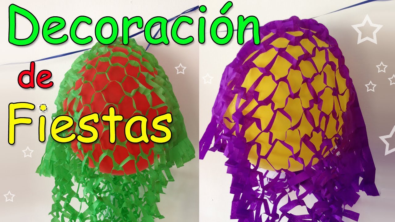 Decoración de Fiestas - Globos decorados | Manualidades Para Todos