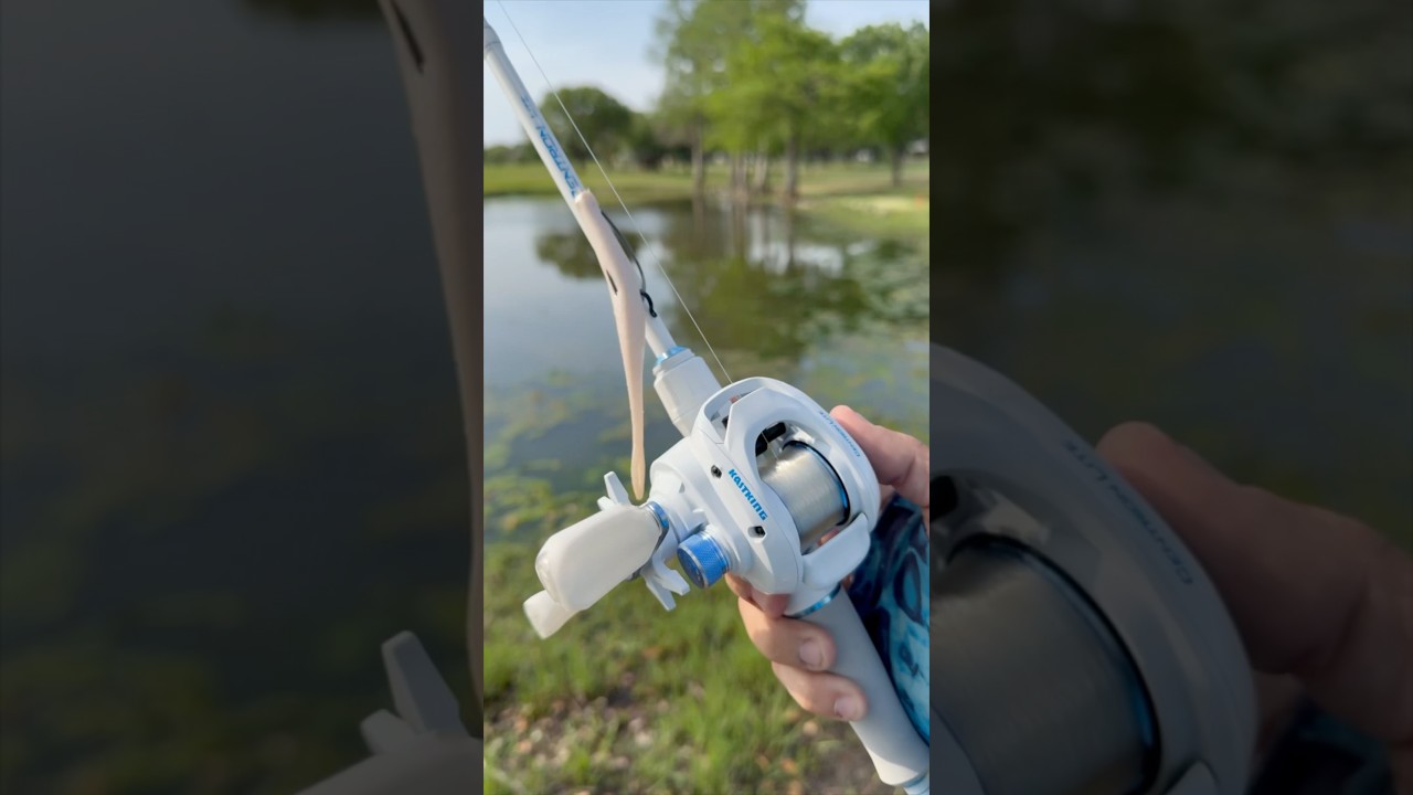 Testing out the $80 Kastking Centron Lite Baitcaster combo #fishing
