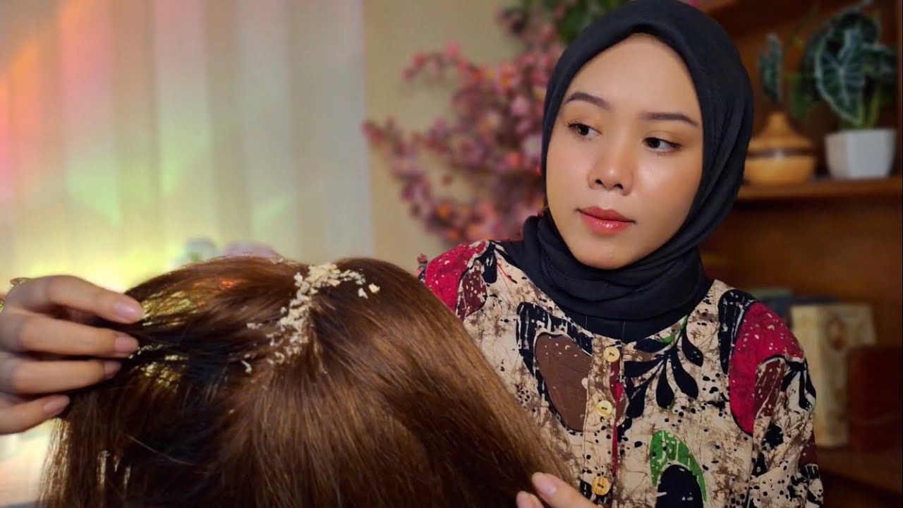 ASMR Mom Checks Your Itchy Scalp | Scalp Scratching, Hair Brushing
