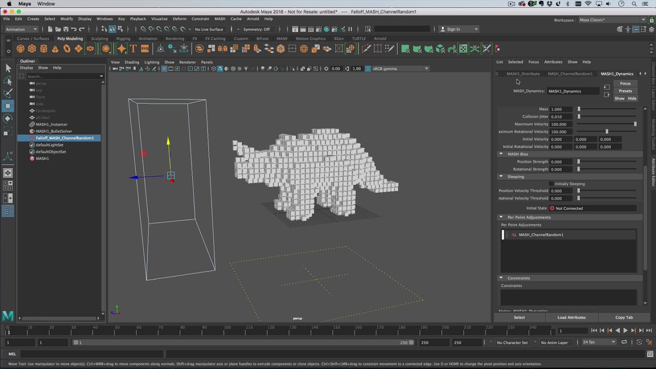MASH Dynamics - Using Position Strength with Channel Random