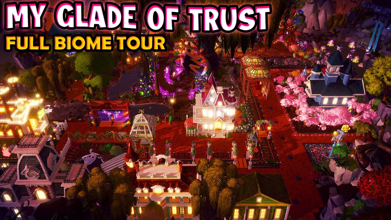 My Glade of Trust Full Tour! I LOVE How It Turned Out in Disney Dreamlight Valley!