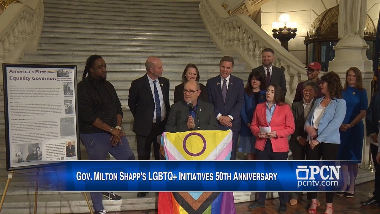 Gov. Milton Shapp's LGBTQ+ Initiatives 50th Anniversary 04/23/25