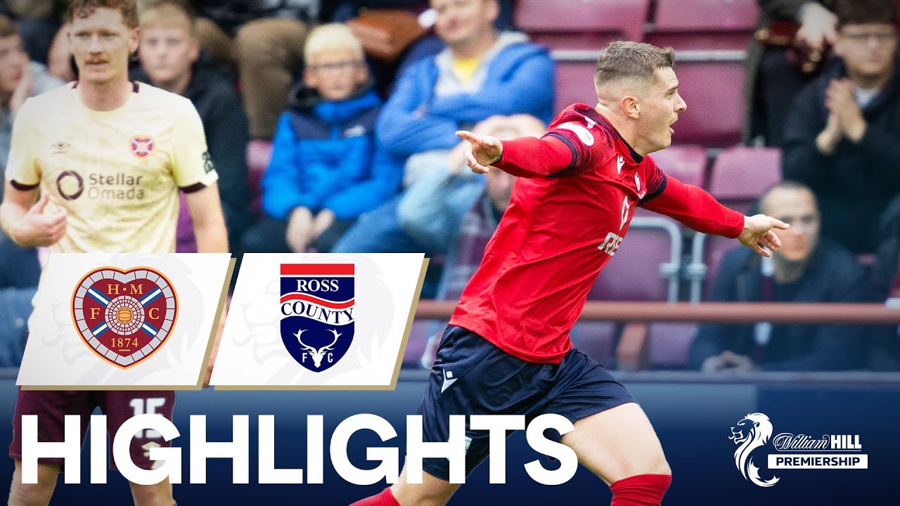Hearts 1-1 Ross County | Draw keeps Hearts Winless | William Hill Premiership