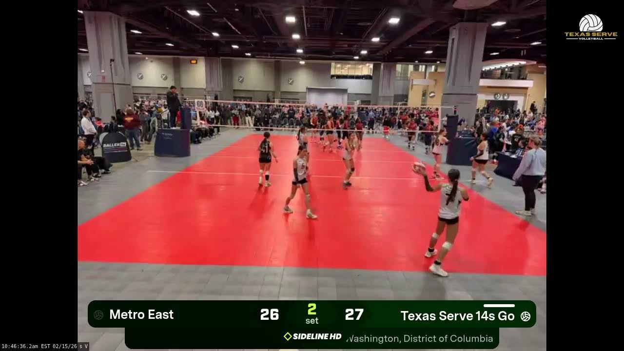 Texas Serve 14s Go vs. Metro East (2026.02.15)