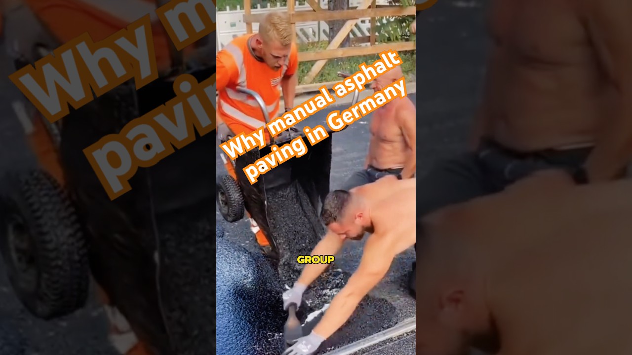 Dlaczego w Niemczech warto układać asfalt ręcznie?