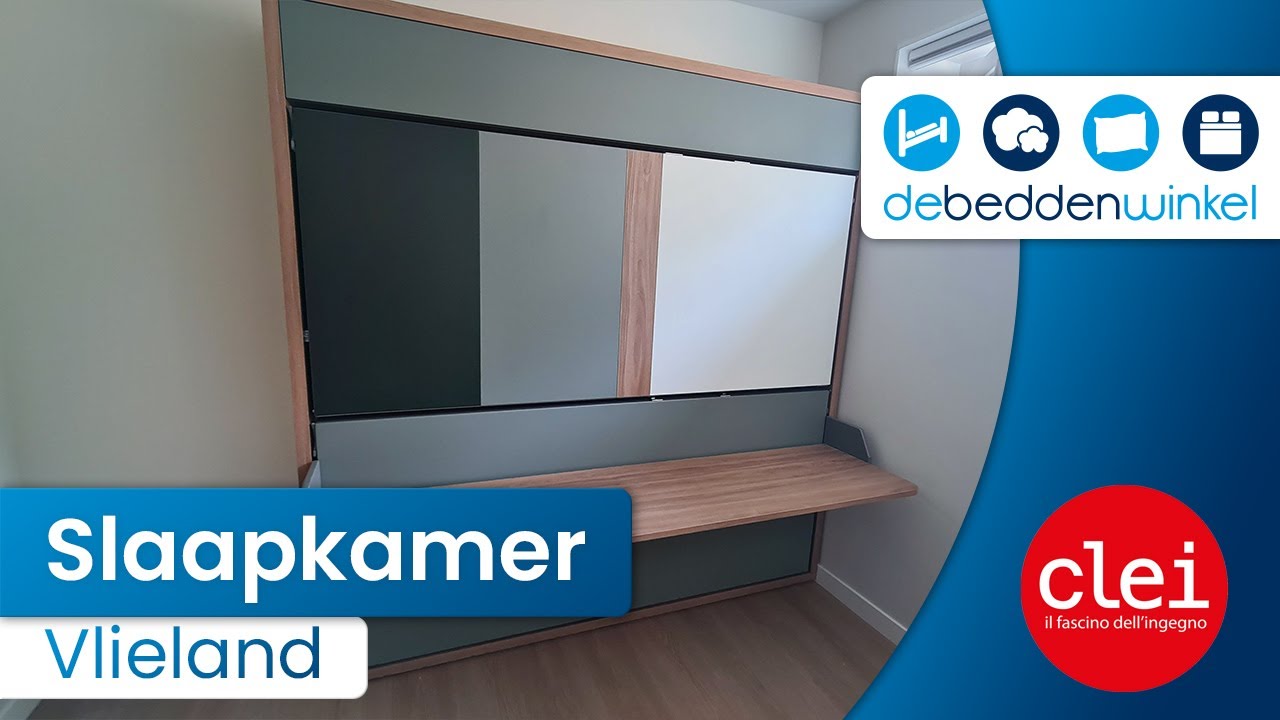 Opklapbed / Bedkast | Clei Kali Duo Board | Gemonteerd op Vlieland