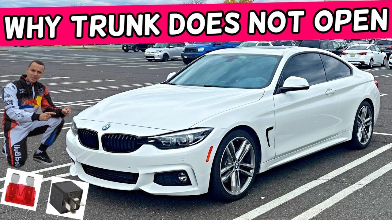 ПОЧЕМУ НЕ ОТКРЫВАЕТСЯ БАГАЖНИК BMW F32 F33 F36 428i 430i 435i 440i 418i 420i 418d 420d 425d 430d ...