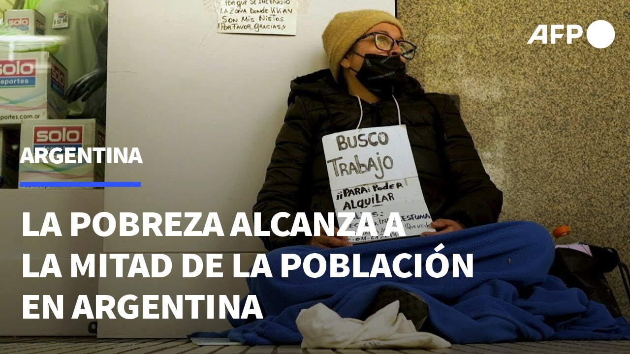 La pobreza se dispara y alcanza a la mitad de la población de Argentina | AFP