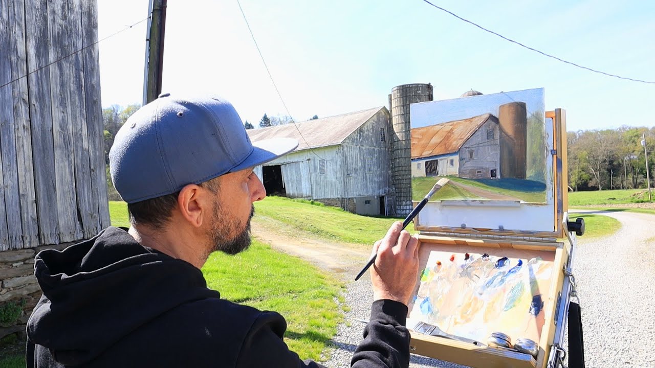 How to Paint a Barn in Oil or Acrylics