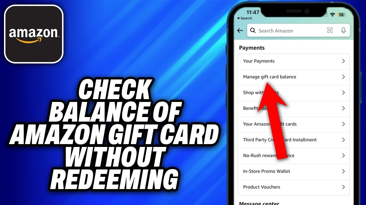 How To Check Balance of Amazon Gift Card Without Redeeming - Easy Fix