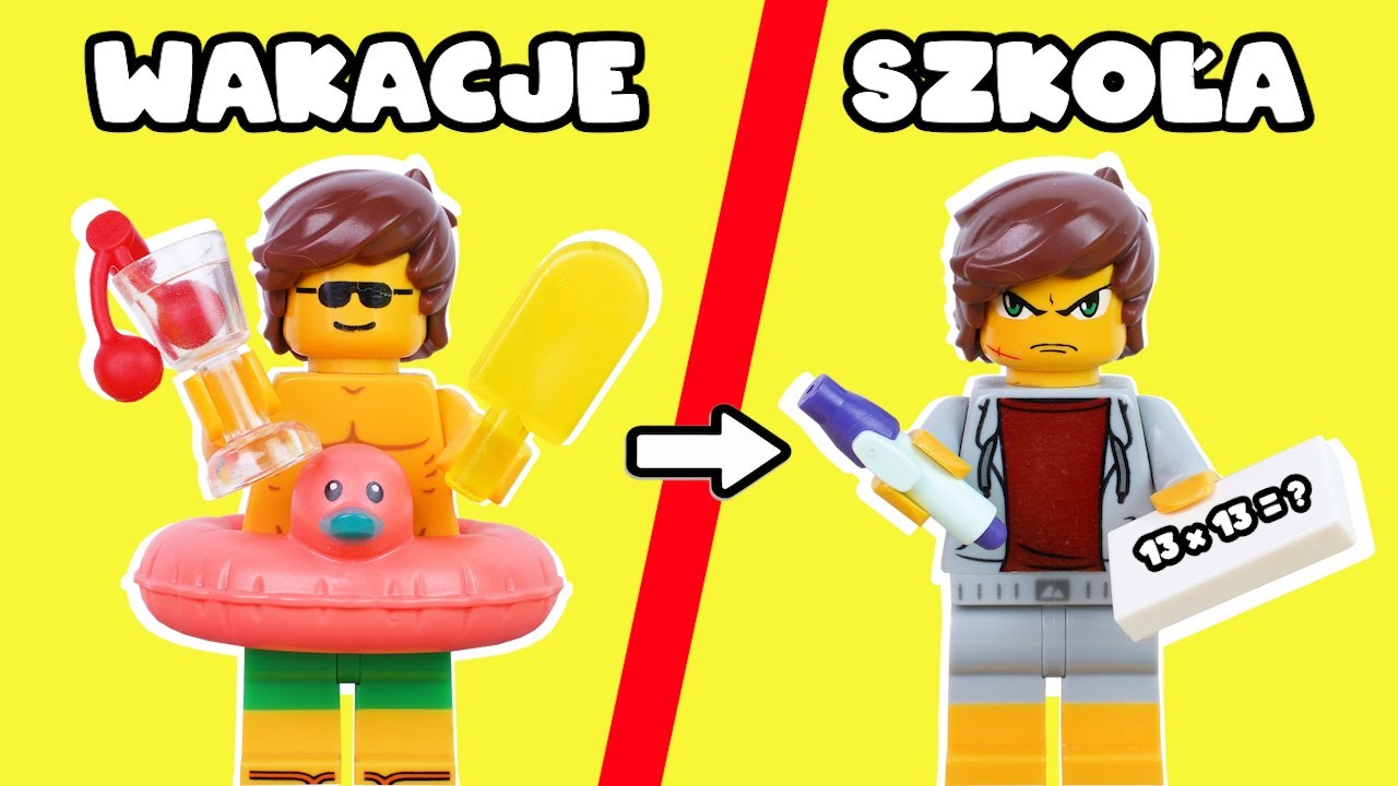 ZBUDOWAŁEM CAŁE WAKACJE MINIFIGURKI LEGO..