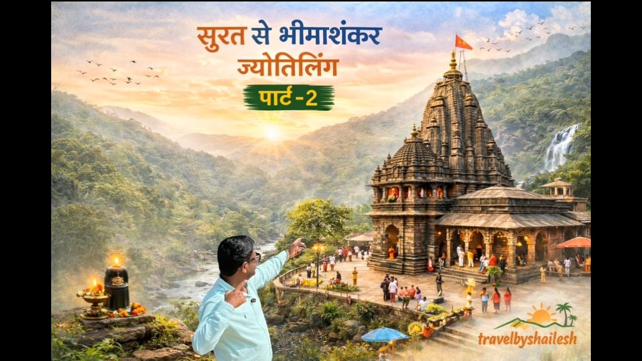 Surat to Bhimashankar Jyotirlinga Part 2 🙏 | Mandir Darshan, Puja & Gupt Bhimashankar Journey