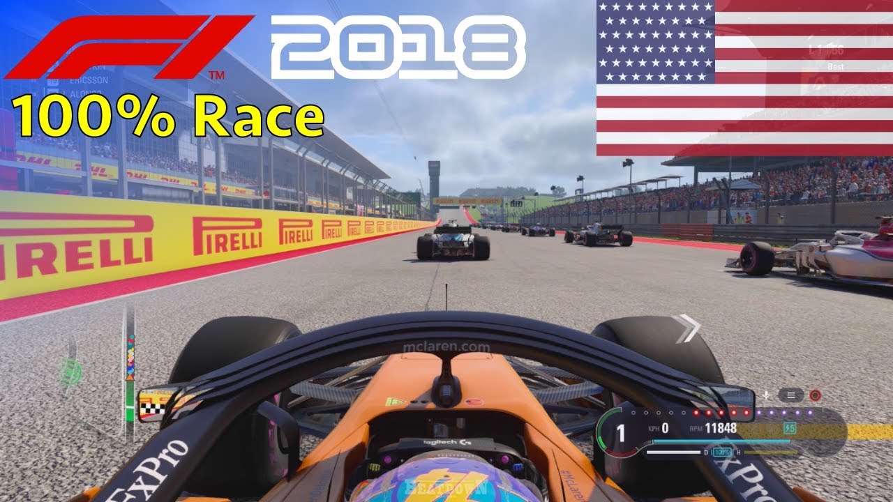 F1 2018 - Now We Can Fight With Fernando #18: 100% Race USA