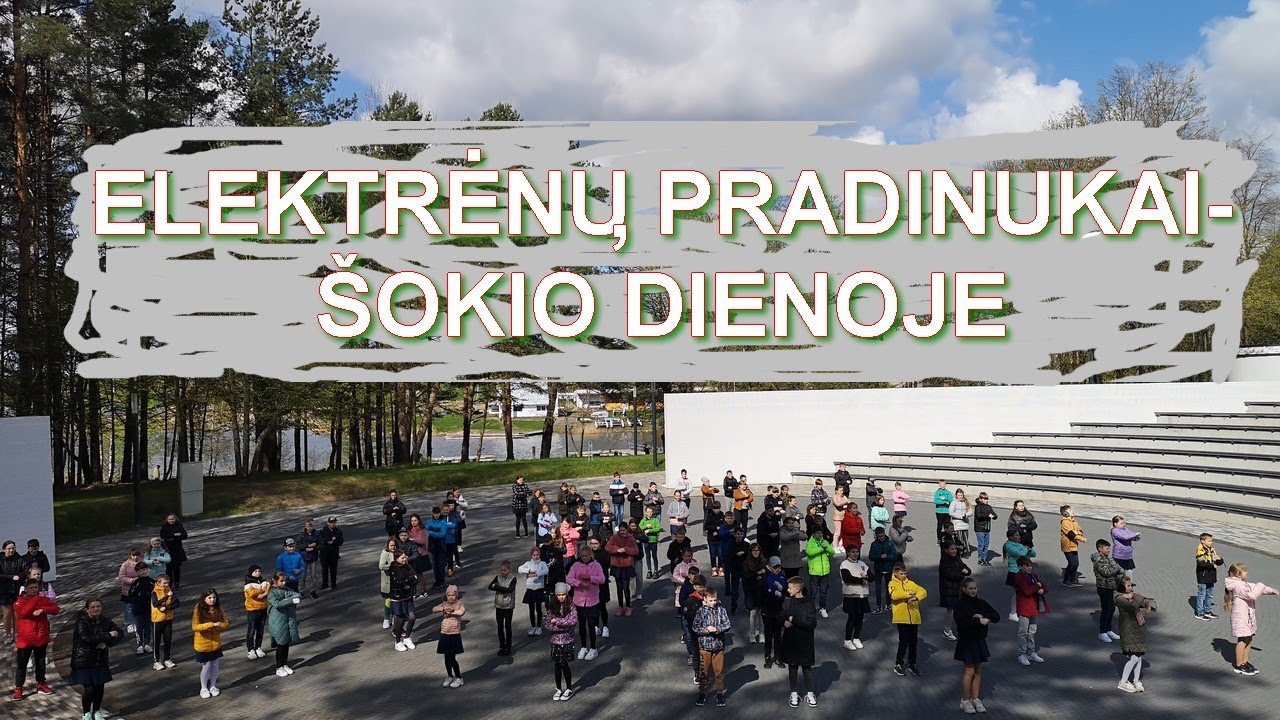 Elektrėnų pradinukai paminėjo šokio dieną