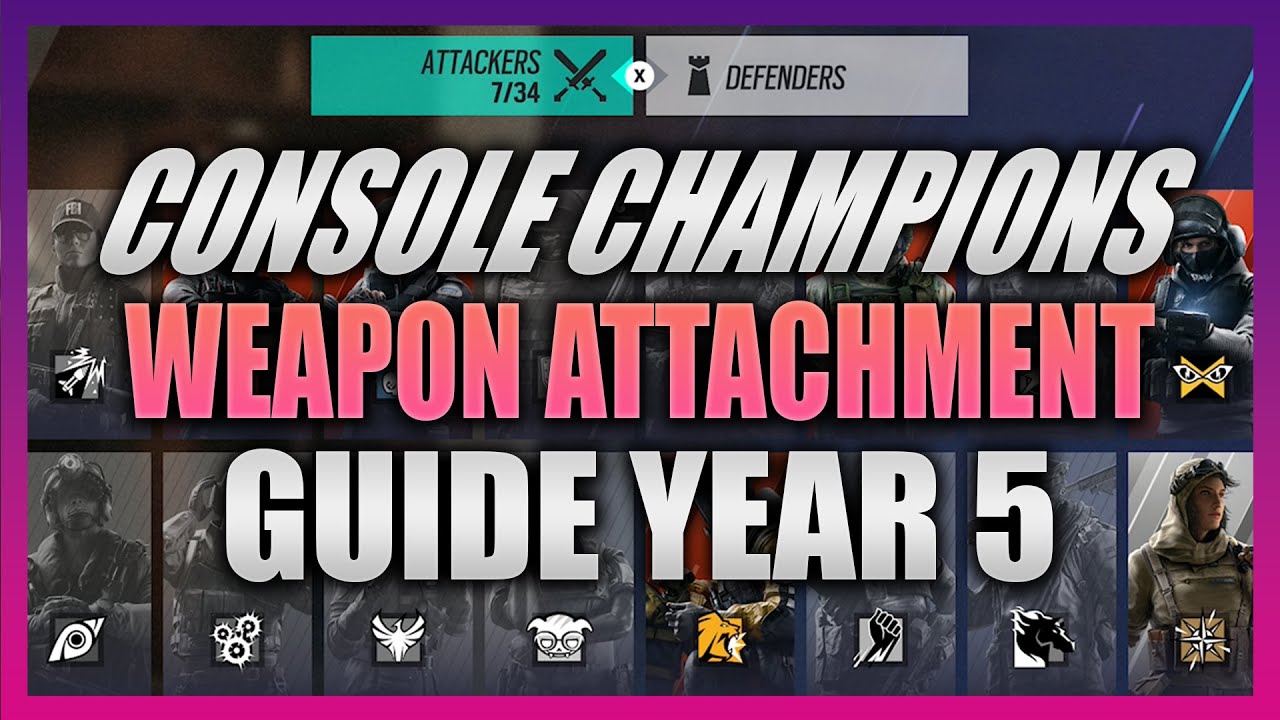 Champion *Best* Weapons And Attachments NO Recoil - Rainbow Six Siege Guide