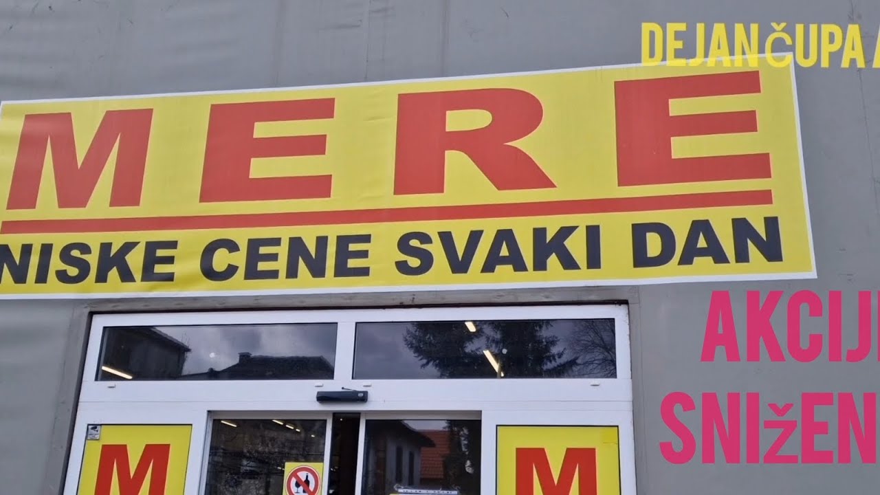 MERE-Ruski market-Došao sam u obilazak cene-Akcije-Sniženja-Novi jeftini artikli.!!! -Dejan Čupa Art