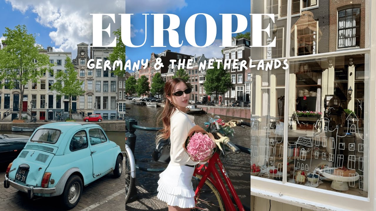 EUROPE VLOG🌷🚲 reunited with my hk friend, amsterdam, giethoorn, cologne, the hague, düsseldorf.☘︎ ݁˖
