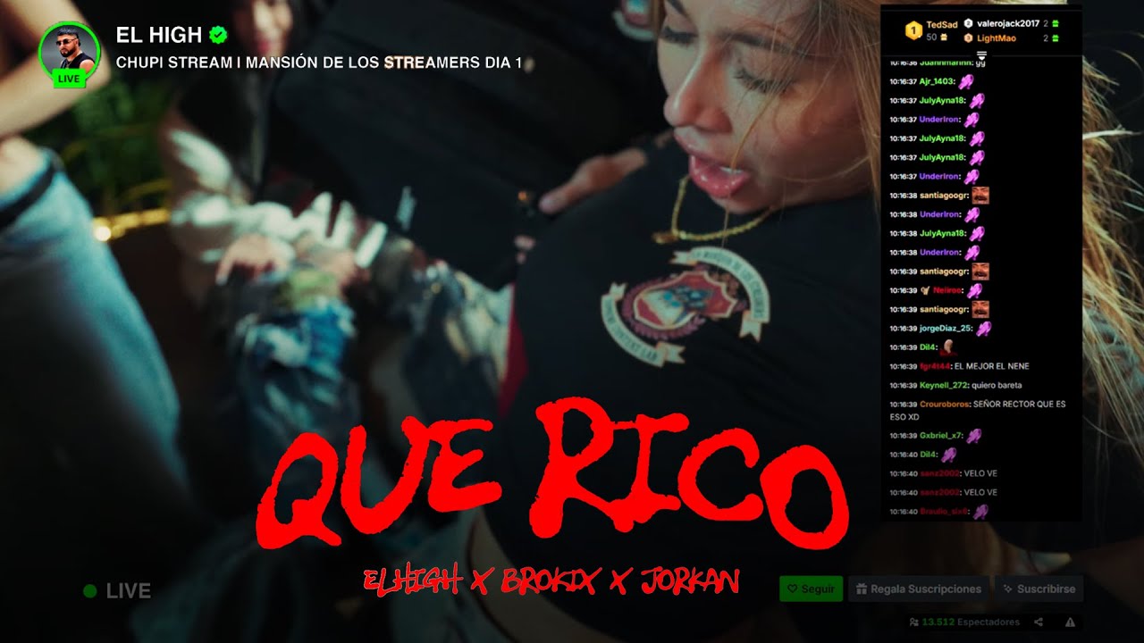 QUE RICO - EL HIGH ❌ BROKIX ❌ JORKAN (VIDEO OFICIAL)