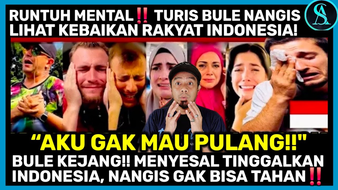 “BULE MENYESAL GILA!! NANGIS SAAT HARUS TINGGALKAN INDONESIA!!”