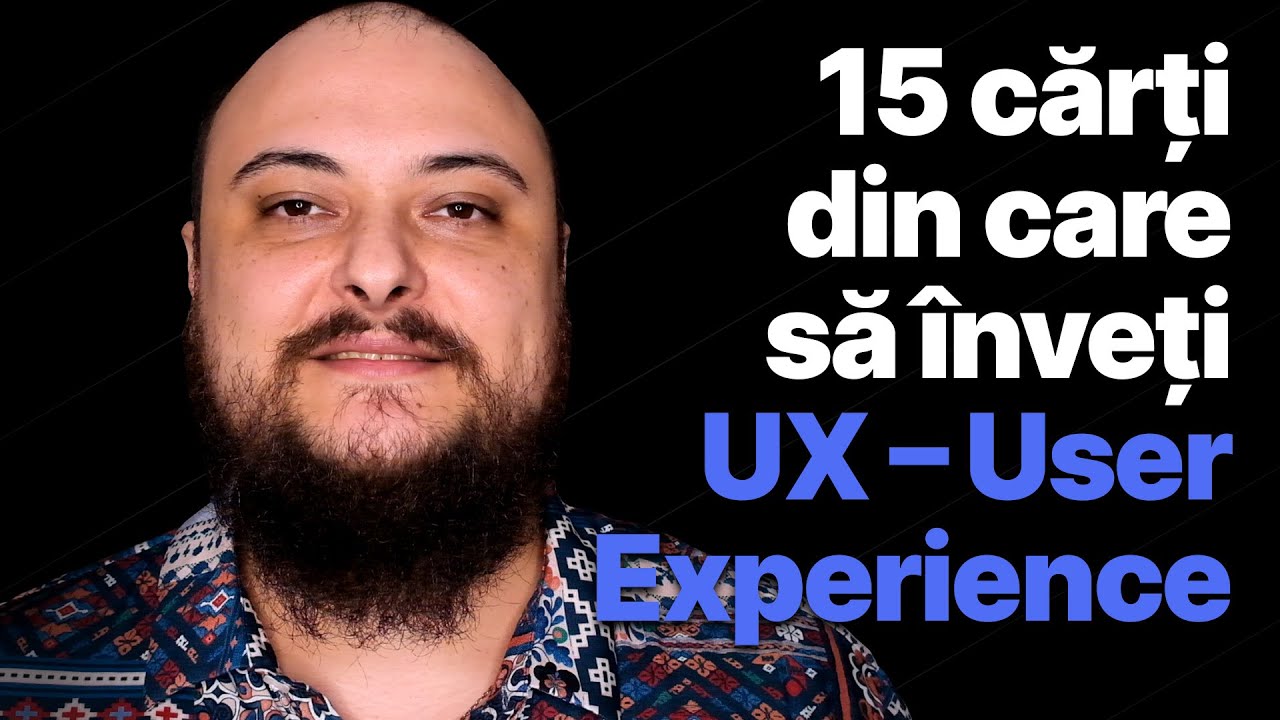 15 cărți pe care TREBUIE să le citești dacă vrei să fii un UX Designer bun #cărți #UX #România