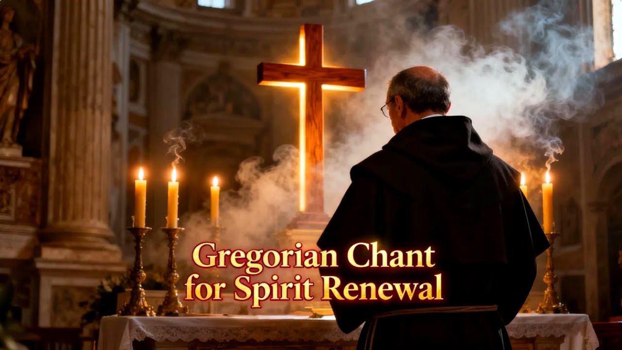 Gregorian Chant for Healing Sleep and Holy Grace | Benedictine Ambience and Sacred Reflection