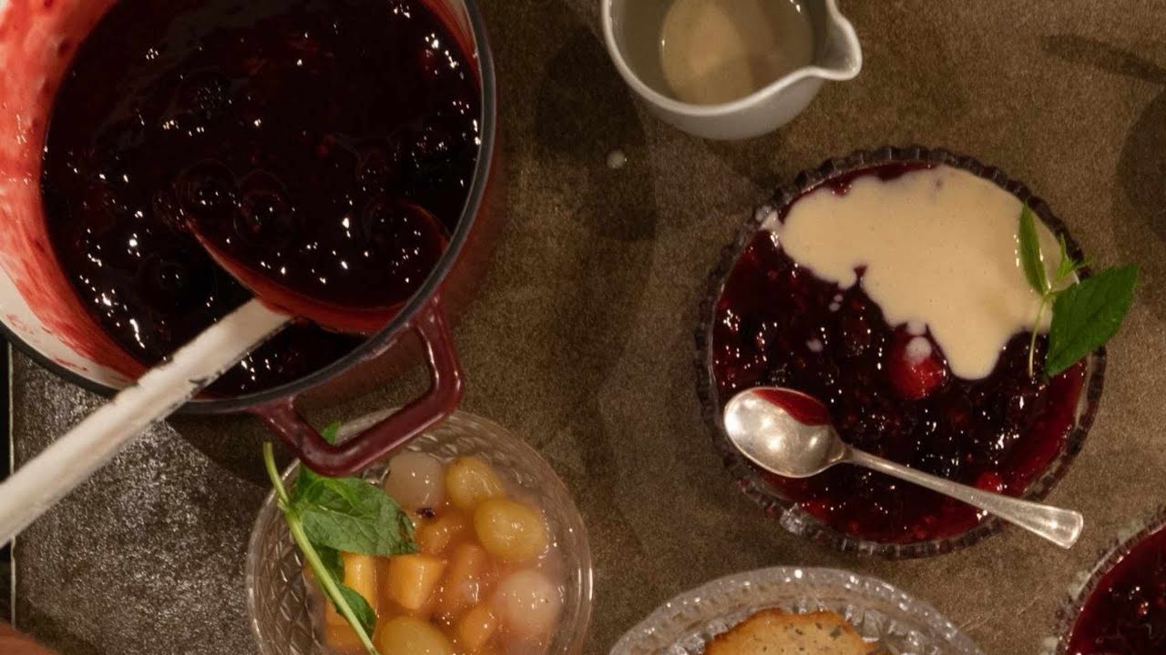 Mazamorra de frutas