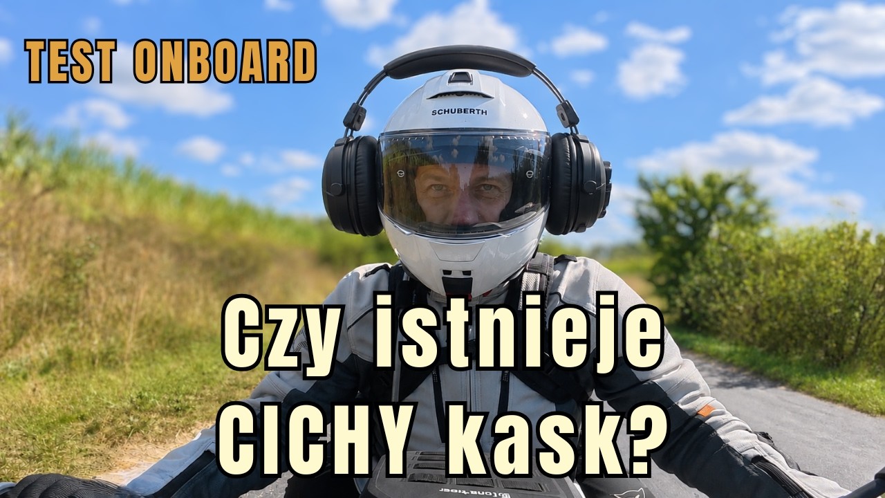 Czy istnieją CICHE kaski? Sprawdzamy Schuberth C5 ANC. Test ONBOARD.