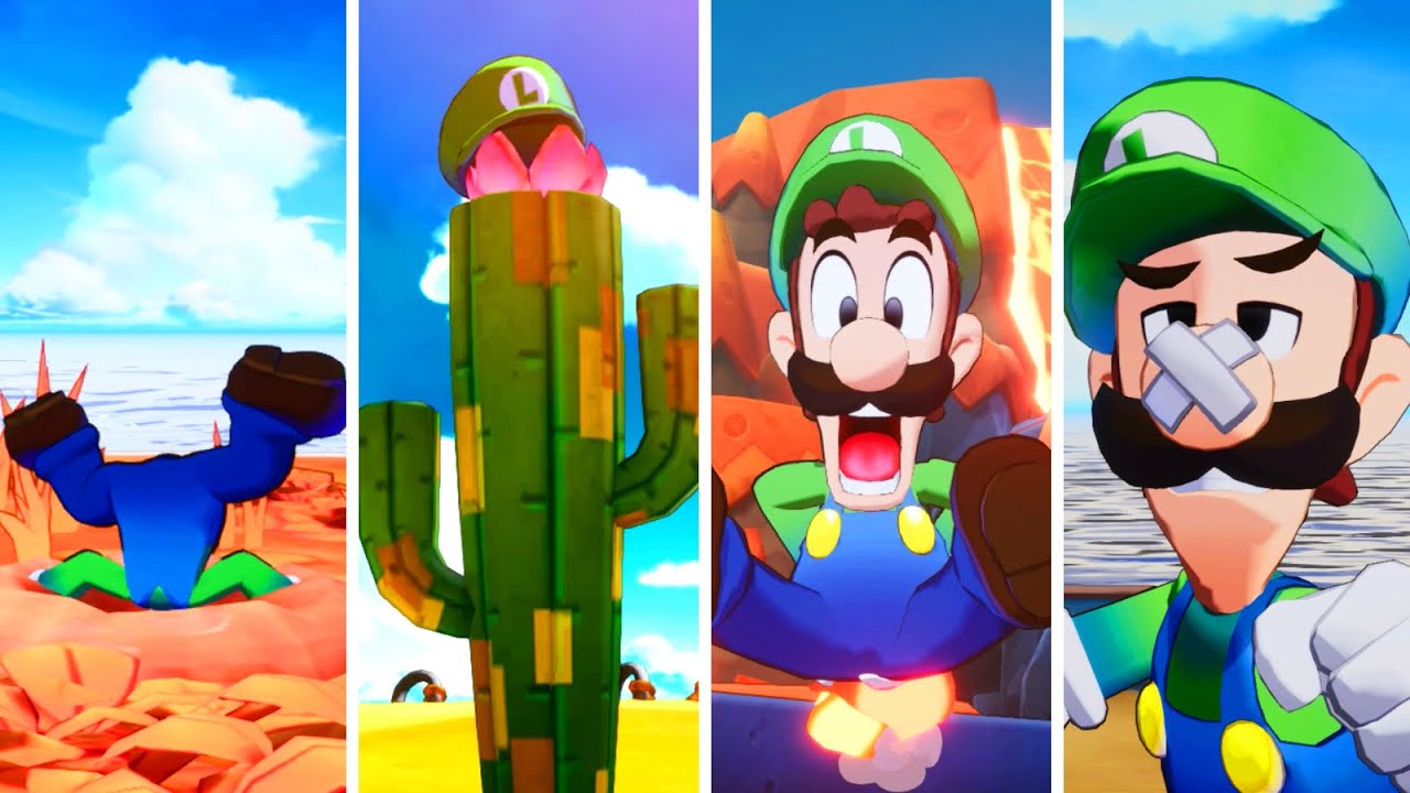 Mario & Luigi: Brothership — Все аварийные посадки Луиджи