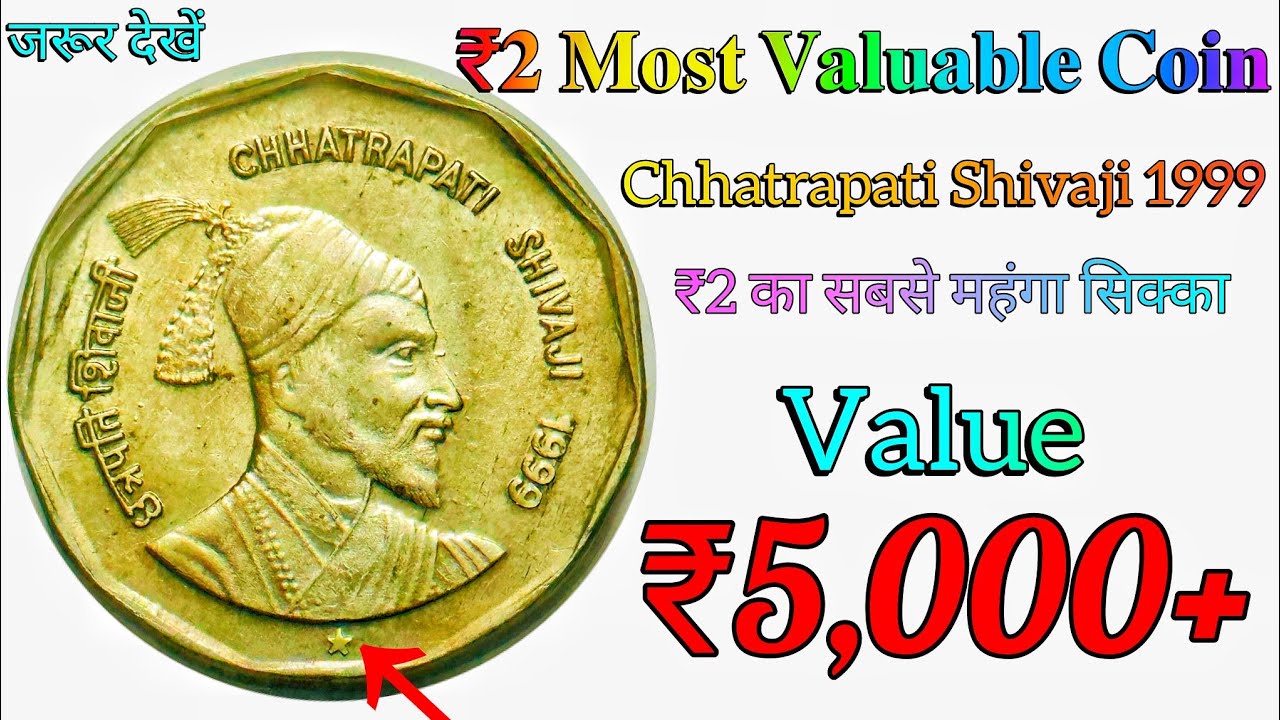 Chhatrapati Shivaji 2 rs Coin Hyderabad Mint | Most Valuable 2rs Coin