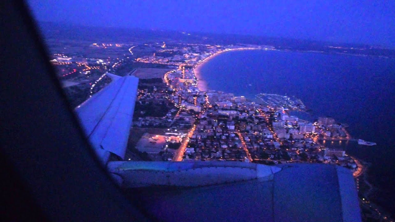 FlyNiki A320 evening departure from Palma de Mallorca (LEPA)