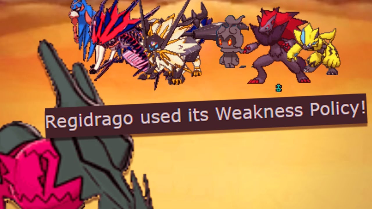 DRAGON DANCE REGIDRAGO pokemon showdown SWEEP