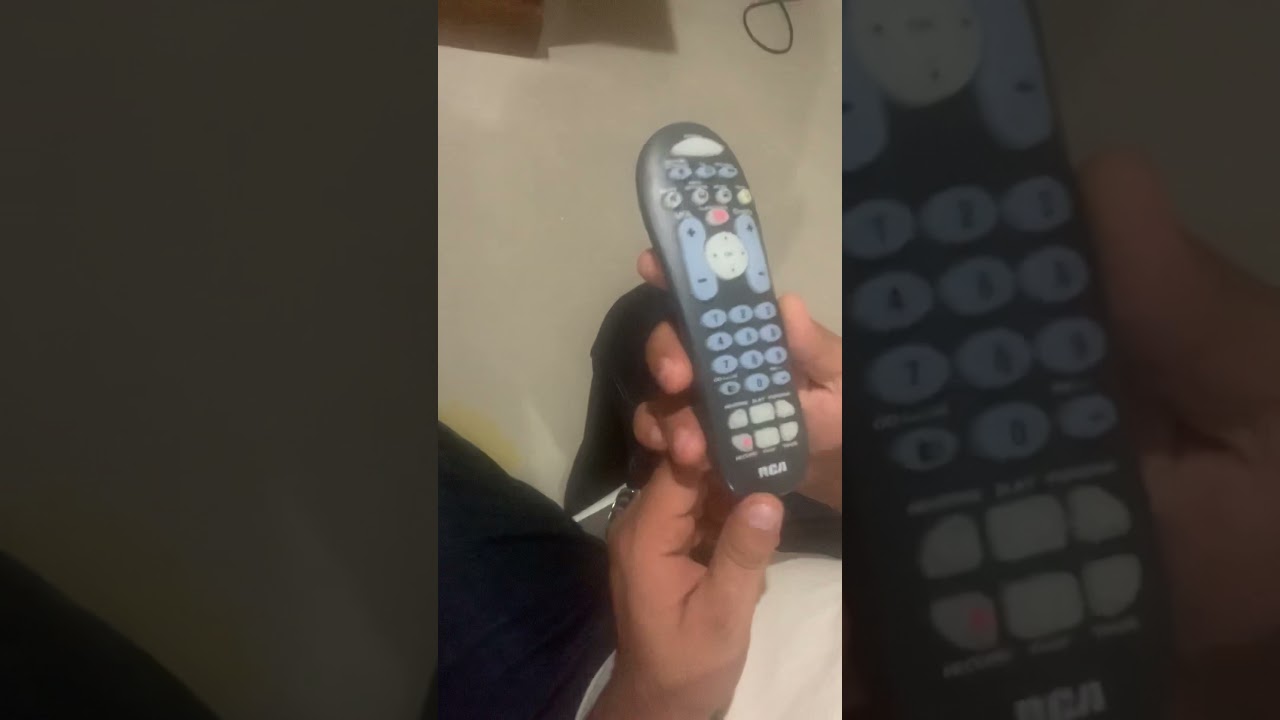 RCA universal remote connecting with TV/LCD