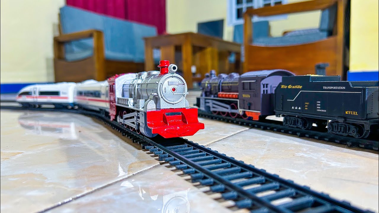 ASMR Fenfa Classic Steam Train & Fenfa Passenger Carriage | Miniature Railway - DS World Miniature