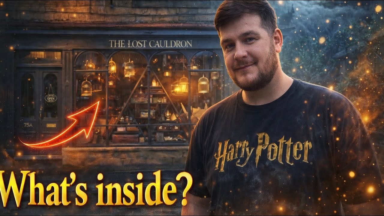 Inside a famous YouTubers Harry Potter shop! 🧙 ( GIVEAWAY ) 
