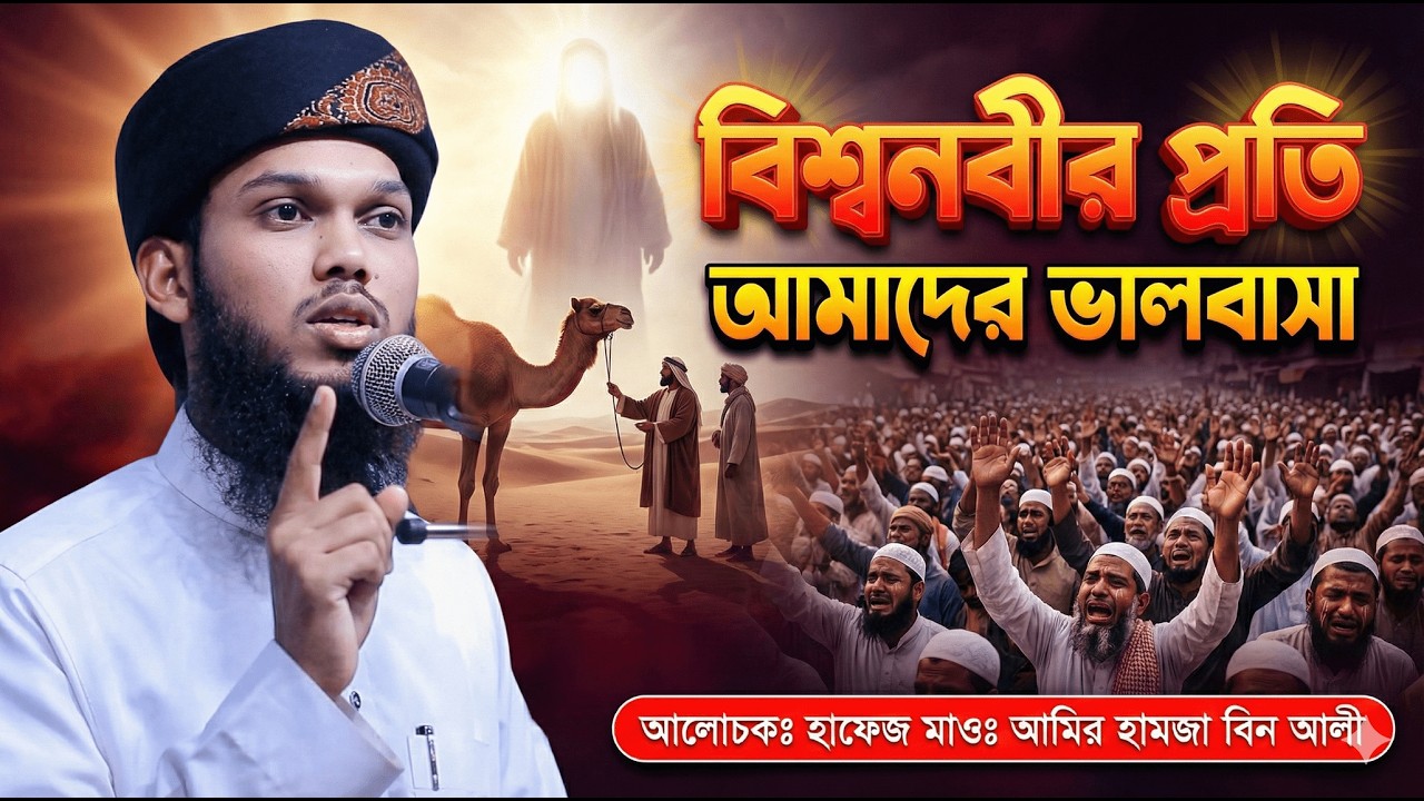 বিশ্বনবীর প্রতি ভালোবাসা কেমন হওয়া উচিত? ❤️ | Amir Hamza Bin Ali New Waz | Arham Media  #rasulullah