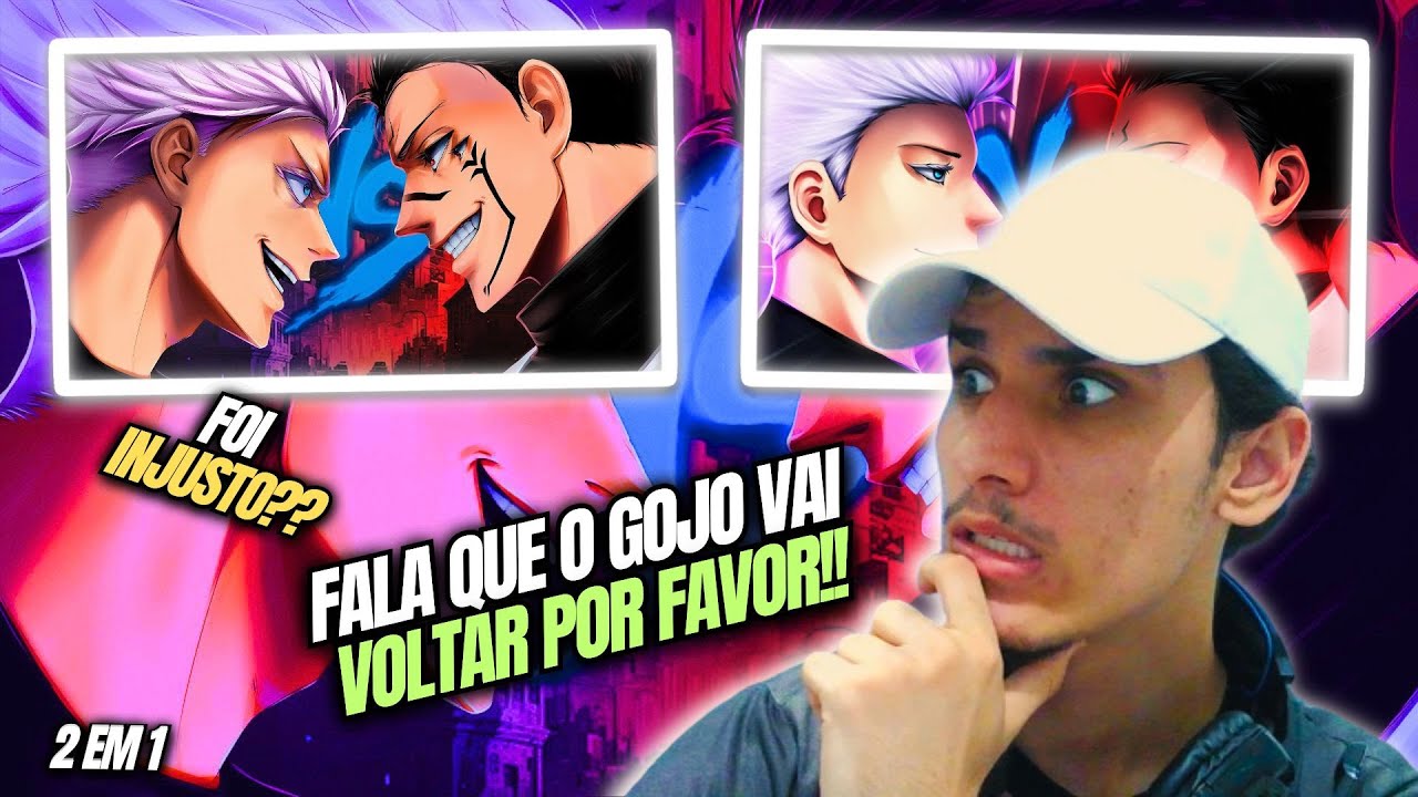 (NÃO TINHA VISTO AINDA!!) Gojo VS. Sukuna (Jujutso Kaisen) - Parte 1 & 2 Yondax - REACT