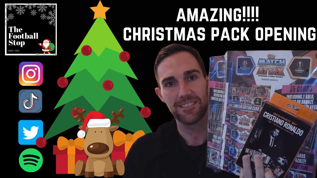 Happy Christmas Soccer Card Pack Openings | Match Attax | Topps Summer Signing & Curated by Ronaldo