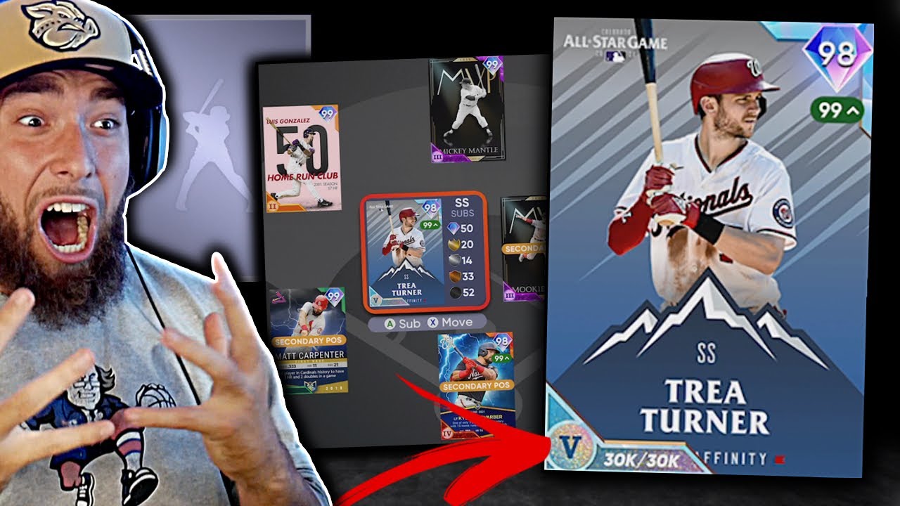 *NEW* PARALLEL 5 TREA TURNER IS AT IT AGAIN! MLB THE SHOW 21 DIAMOND DYNASTY!