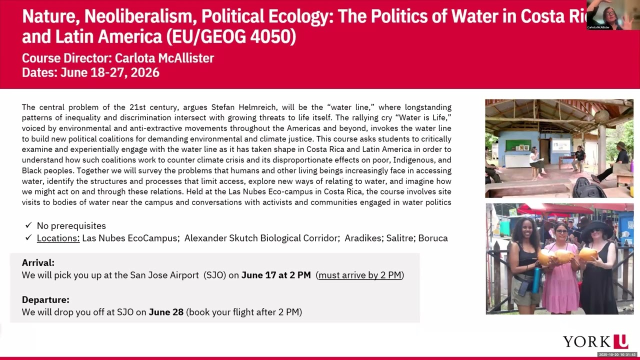 Nature, Neoliberalism, Political Ecology: The Politics of Water in Costa Rica and Latin America