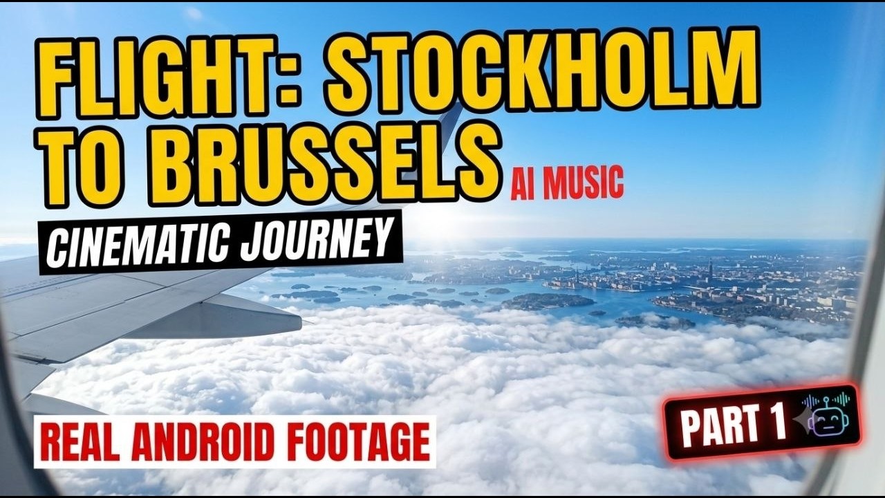 Flight from Stockholm to Brussels by Al music
