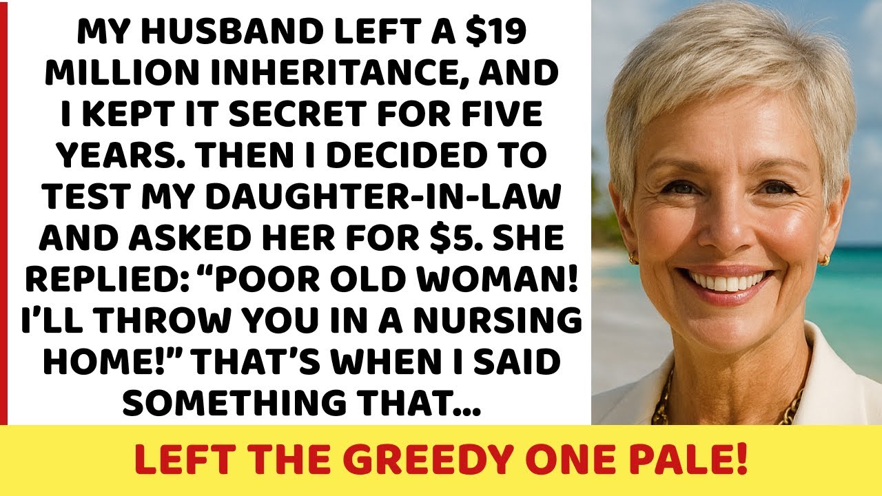 My husband left a $19 million inheritance, and I kept it secret for five years  Then I decided to...